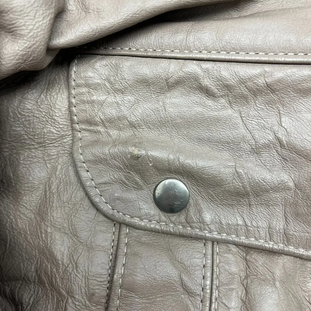 Leather 21-Inch tan Duffel Bag
